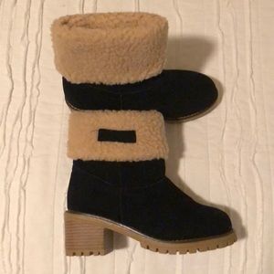 Skylar Fur Heel Boots